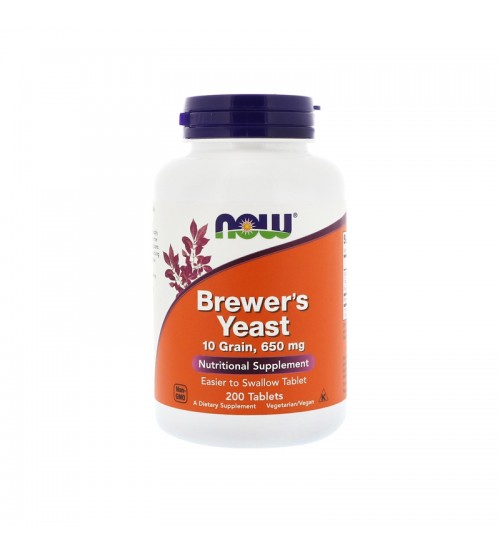 Пивные дрожжи Now Foods Brewer's Yeast 200tabs